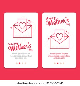 happy mother day, holiday background. can be use for sale advertisement, backdrop. vector
