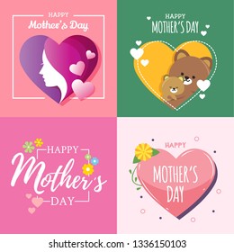 Happy Mother Day Illustration