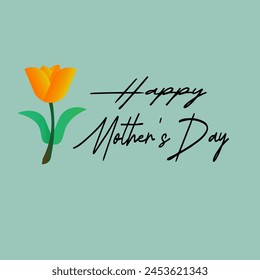 happy mother day minimalist template