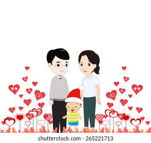 happy mother day with my family