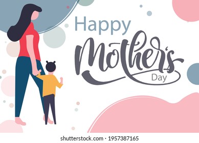 Happy mother day new illustration 