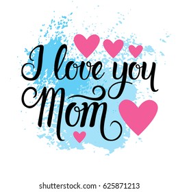 Happy Mother Day, Spring Holiday Greeting Card Banner Flat Vector Illustration