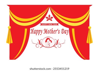 Happy mother day vector art