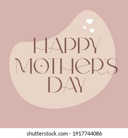 Feliz día de la madre. Diseño de vectores para tarjetas, invitaciones, carteles