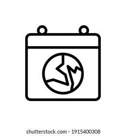 Happy Mother Earth Day, Calendar Icon Logo Illustration Vector Isolated. Earth Day and Ecology Icon-Set. Suitable for Web Design, Logo, App, and UI.
