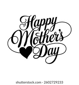 Happy Mother Earth Day T shirt Happy mothers day hand drawn lettering isolated illustration vector
