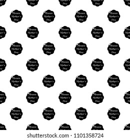 Happy mother pattern vector seamless repeating for any web design