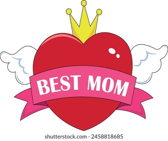 Happy Mother s Day - vector greeting design for mother s day