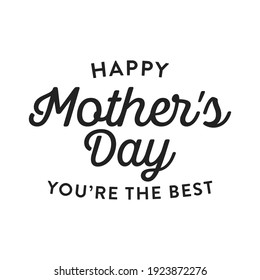 Happy Mother's Day Appreciation Vector Text, Mother's Day Background, Mother's Day Banner, Vector Illustration Background