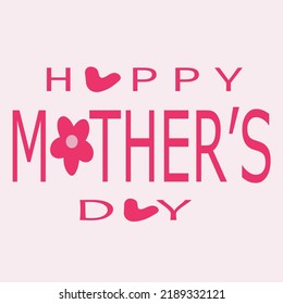 Happy Mother's Day Appreciation Vector Text, Mother's Day Background, Mother's Day Banner, Banner Background for Posters, Flyers, Marketing, Greeting Cards
