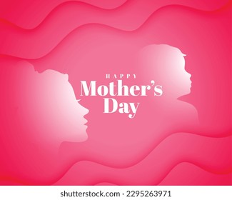 happy mother's day background express love and gratitude vector