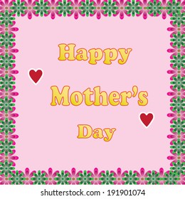 happy mother's day, background. vector illustration