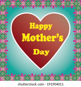 happy mother's day, background. vector illustration