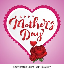 vector de fondo del día feliz de la madre 