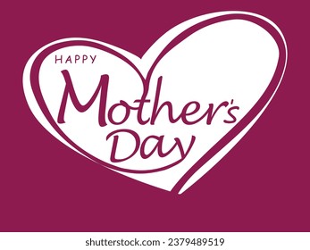 Happy Mother's Day. banner, Greeting card, poster