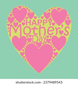 Happy Mother's Day. banner, Greeting card, poster