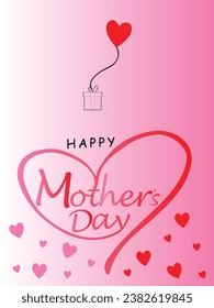 Happy Mother's Day. banner, Greeting card, poster