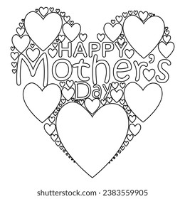 Happy Mother's Day. banner, Greeting card, poster