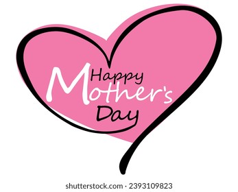 Happy Mother's Day. banner, Greeting card, poster