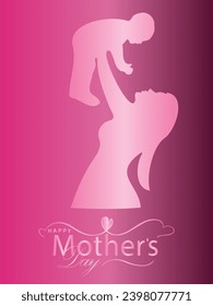 Happy Mother's Day. banner, Greeting card, poster