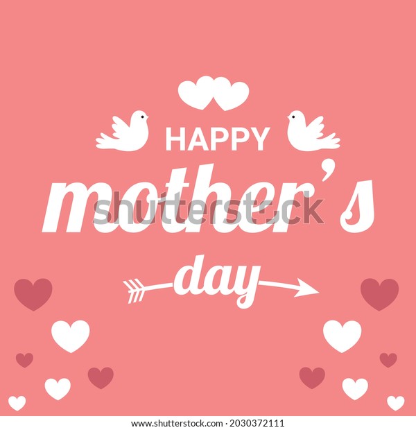 Happy Mothers Day Beautiful Artwork Illustration Stock Vector Royalty Free 2030372111