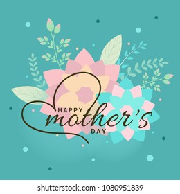 Happy Mothers Day Beautiful Greeting Card Background.