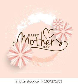 
Happy Mothers Day Beautiful Greeting Card Background.