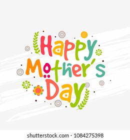 
Happy Mothers Day Beautiful Greeting Card Background.