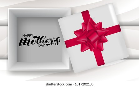 Happy Mother's day brush lettering. Vector stock illustration for poster