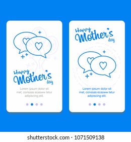 Happy Mother's Day Calligraphy Background