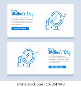 Happy Mother's Day Calligraphy Background
