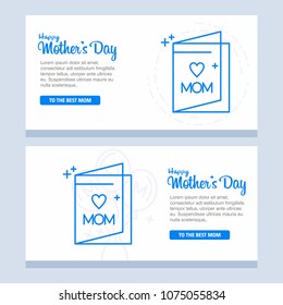 Happy Mother's Day Calligraphy Background