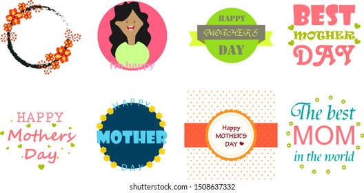 Happy Mother's Day Calligraphy Background