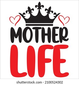 Happy Mother's Day Calligraphy Background. Custom hand lettering for Mother's Day post card.Tattoo Font with heart, flower and infinity symbol. Gift idea for Mother's Day. For mother, mummy, best mom.