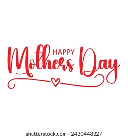 Happy Mother's Day Calligraphy Background