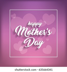 Happy Mother's Day Calligraphy Background