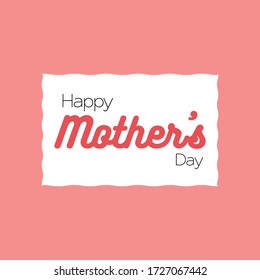 Happy Mother's day calligraphy text design