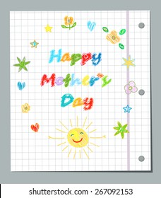 happy mother`s day card