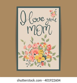 Happy mothers day card.