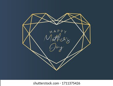 
Happy mother's day card. Background for mother's day