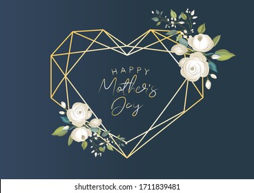 Happy mother's day card. Background for mother's day 