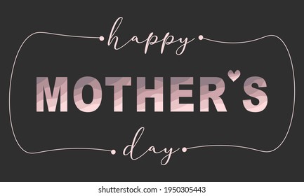 Happy mothers day card, poster, banner design, vector illustration 