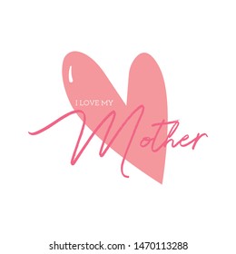 Happy mother's day card template