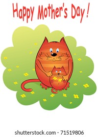 Happy Mother's Day in the cat family