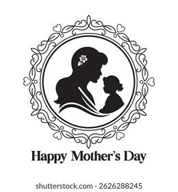 Happy Mother's Day Celebration Lovely Greeting Card Design