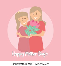 Happy Mother's Day Child Daughter Congratulates
