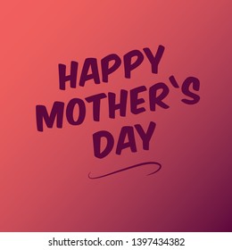 happy mother's day color gradient
