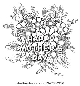 710 Top Coloring Pages For Adults Mothers Day Download Free Images