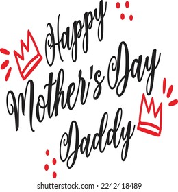 Feliz día de la madre papi Mamá diseño de tipografía para mamá, día de la madre, esposa, mujer, chica, dama, día del jefe, cumpleaños 