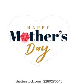 happy mothers day decorative background show parent respect and love vector